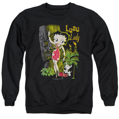 Betty Boop Luau Lady Crewneck Sweatshirt