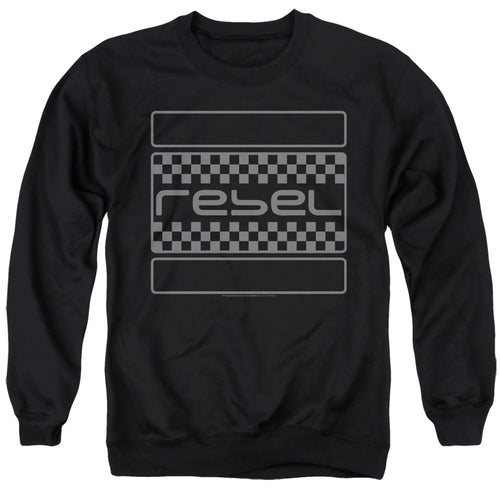 Honda Rebel Checkers Grey Crewneck Sweatshirt