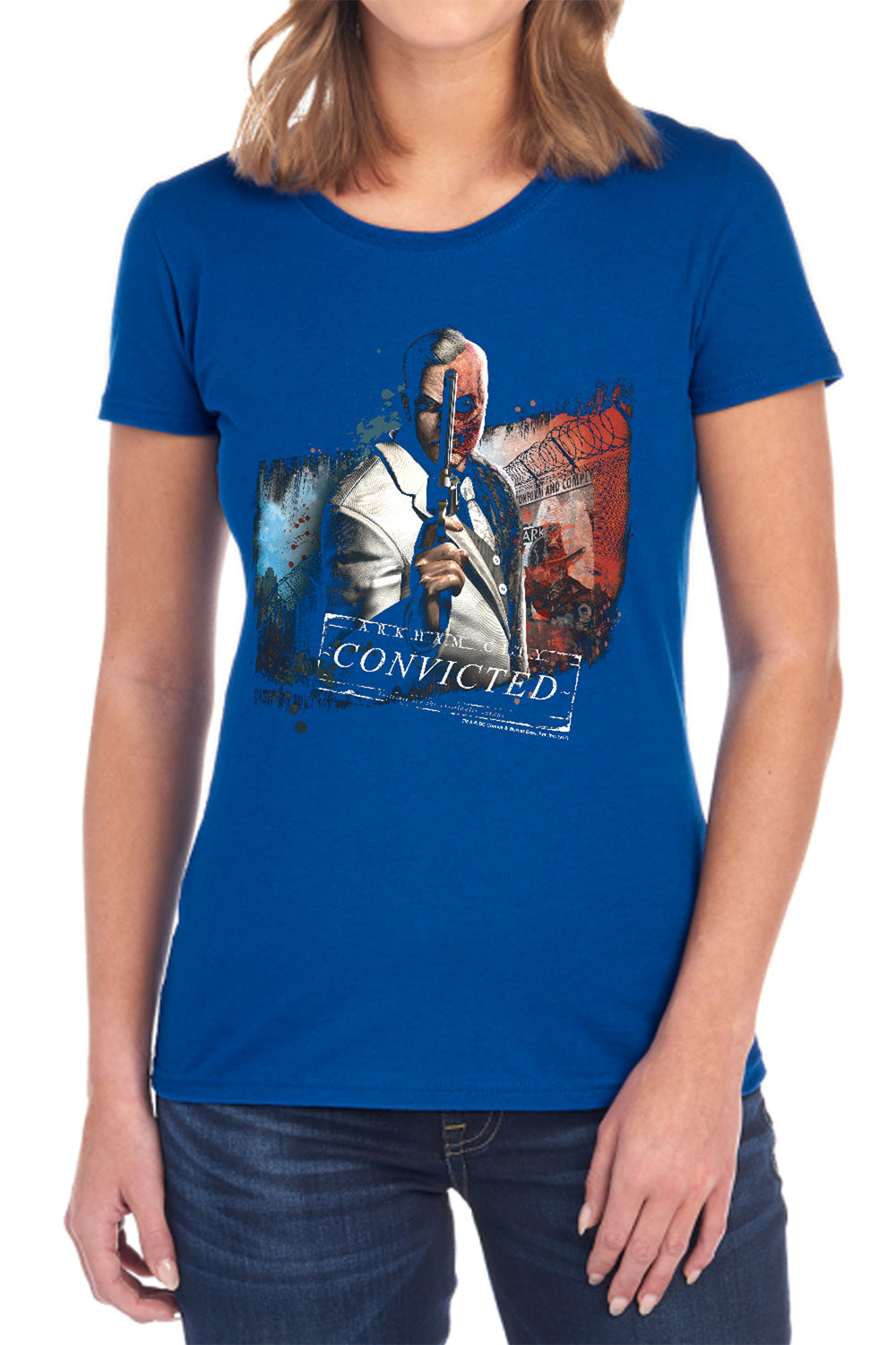 Batman Two Face Womens T-Shirt