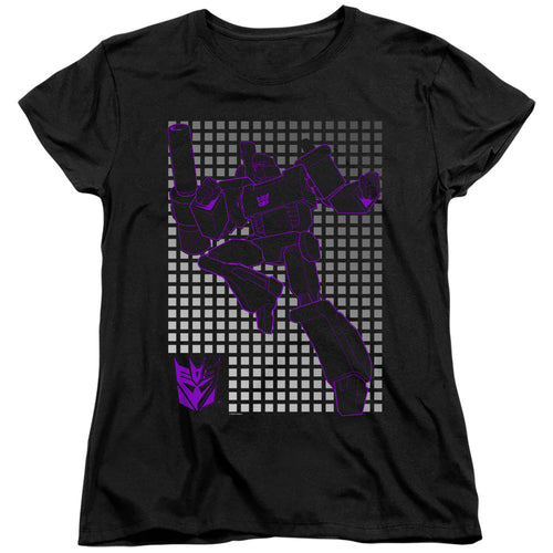 Transformers Megatron Grid Womens T-Shirt