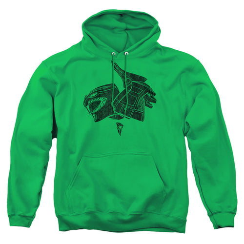 Mighty Morphin Power Rangers Green Pullover Hoodie