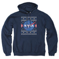 NASA Ugly Christmas Sweater Logo Pullover Hoodie