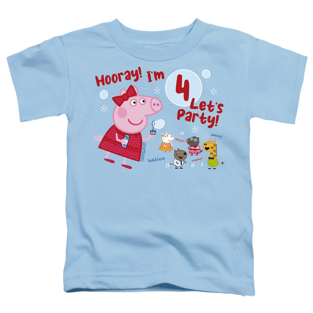 Peppa Pig Hooray I'M 4 Birthday Youth/Toddler T-Shirt