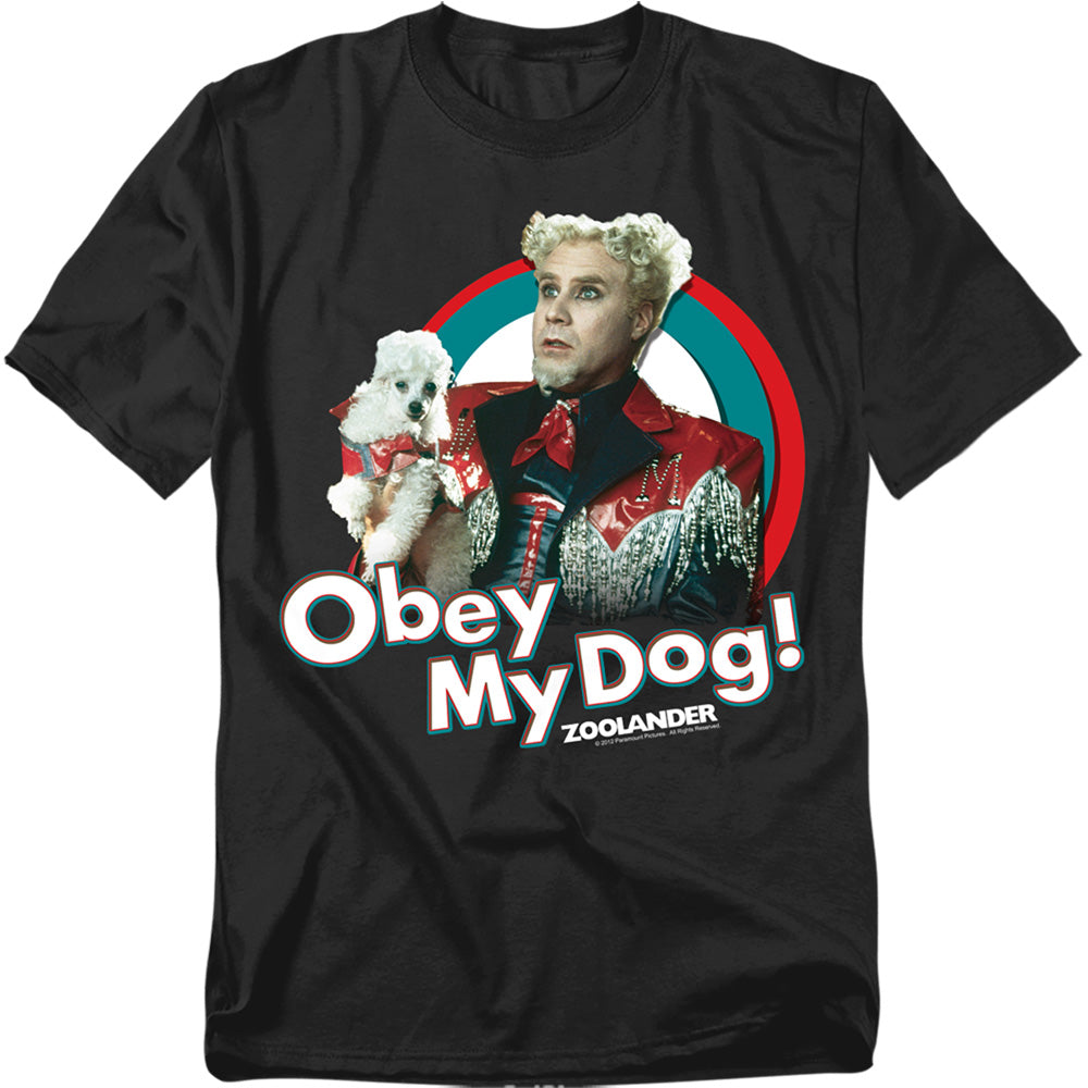 Zoolander Mugatu Obey My Dog T-Shirt