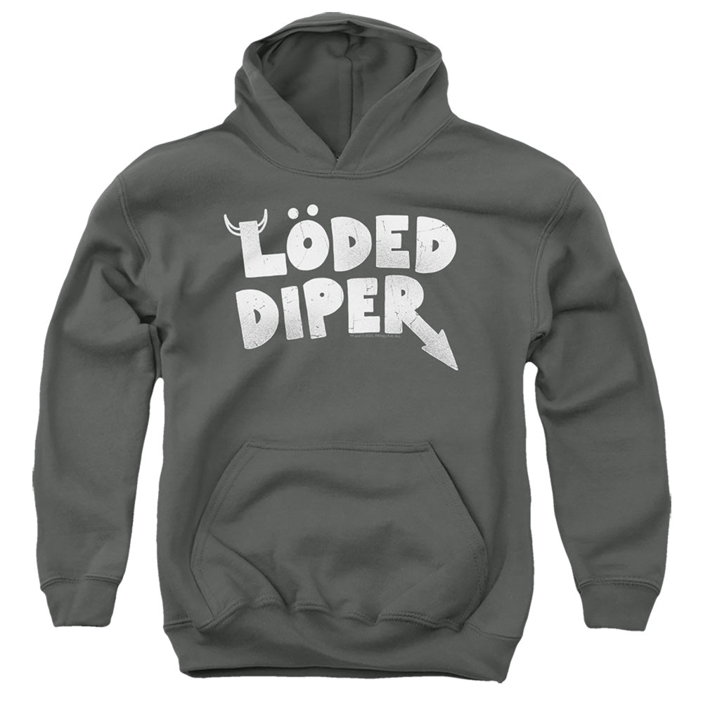 Diary of a Wimpy Kid Loded Diper Distressed Logo Youth Hoodie