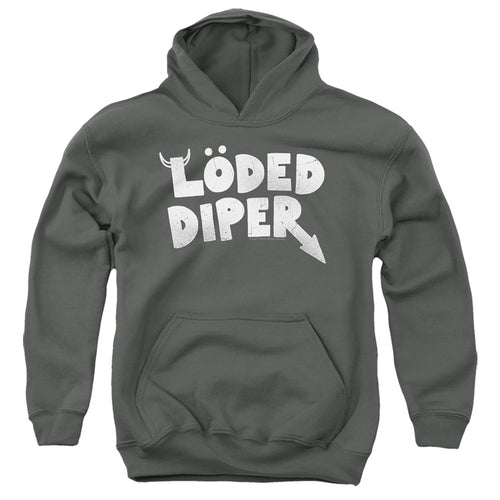 Diary of a Wimpy Kid Loded Diper Distressed Logo Youth Hoodie