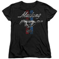 Ford Mustang Stripes Womens T-Shirt