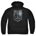Justice League Shield Logo Pullover Hoodie
