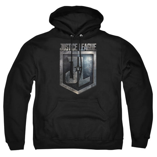 Justice League Shield Logo Pullover Hoodie