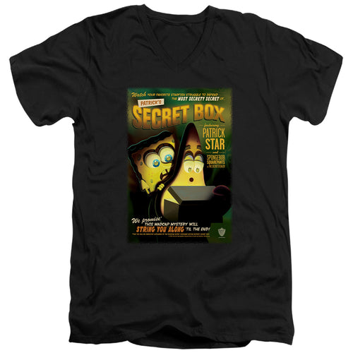 Spongebob Squarepants Patrick's Secret Box V-Neck T-Shirt