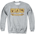 The Princess Bride Three Terrors Athletic Heather Crewneck Sweatshirt