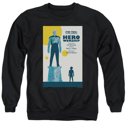 Star Trek Hero Worship Black Crewneck Sweatshirt