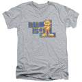 Garfield Dad Is Number One V-Neck T-Shirt
