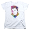 Elvis Presley Watercolor King Womens T-Shirt