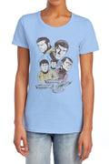 Star Trek Retro Crew Womens T-Shirt