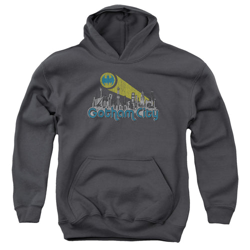 Batman Gotham City Distressed Youth Hoodie