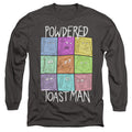 Ren and Stimpy Powdered Toast Man Expressions Long Sleeve T-Shirt