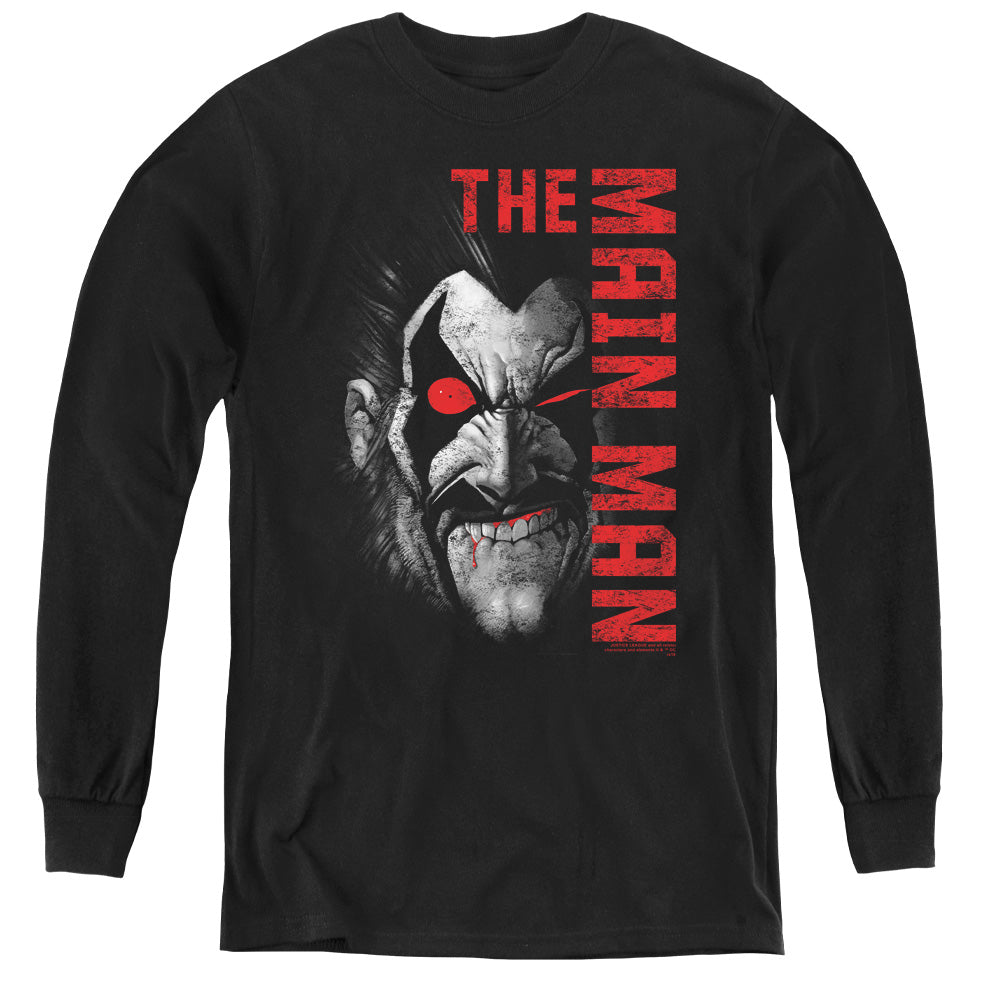 Justice League Main Man Youth Long Sleeve T-Shirt
