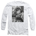 Superman Flight of Steel White Long Sleeve T-Shirt