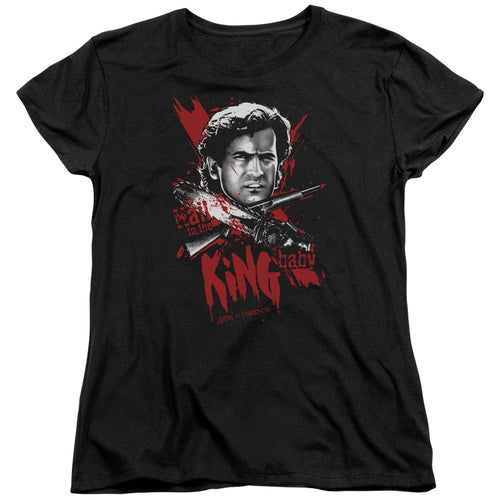 Army of Darkness Hail To The King Womens T-Shirt