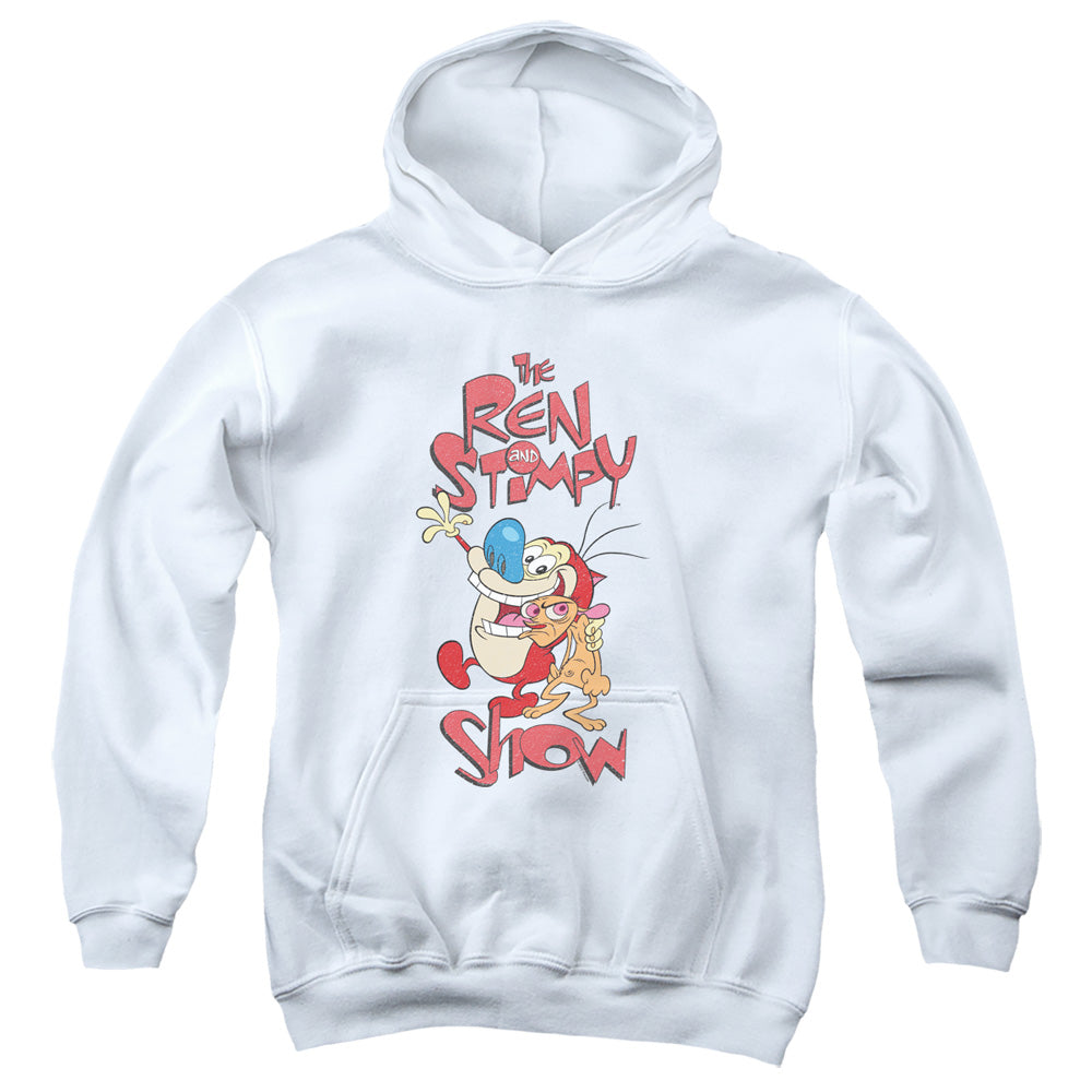 Ren and Stimpy Show Logo Youth Hoodie
