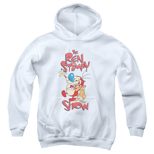 Ren and Stimpy Show Logo Youth Hoodie