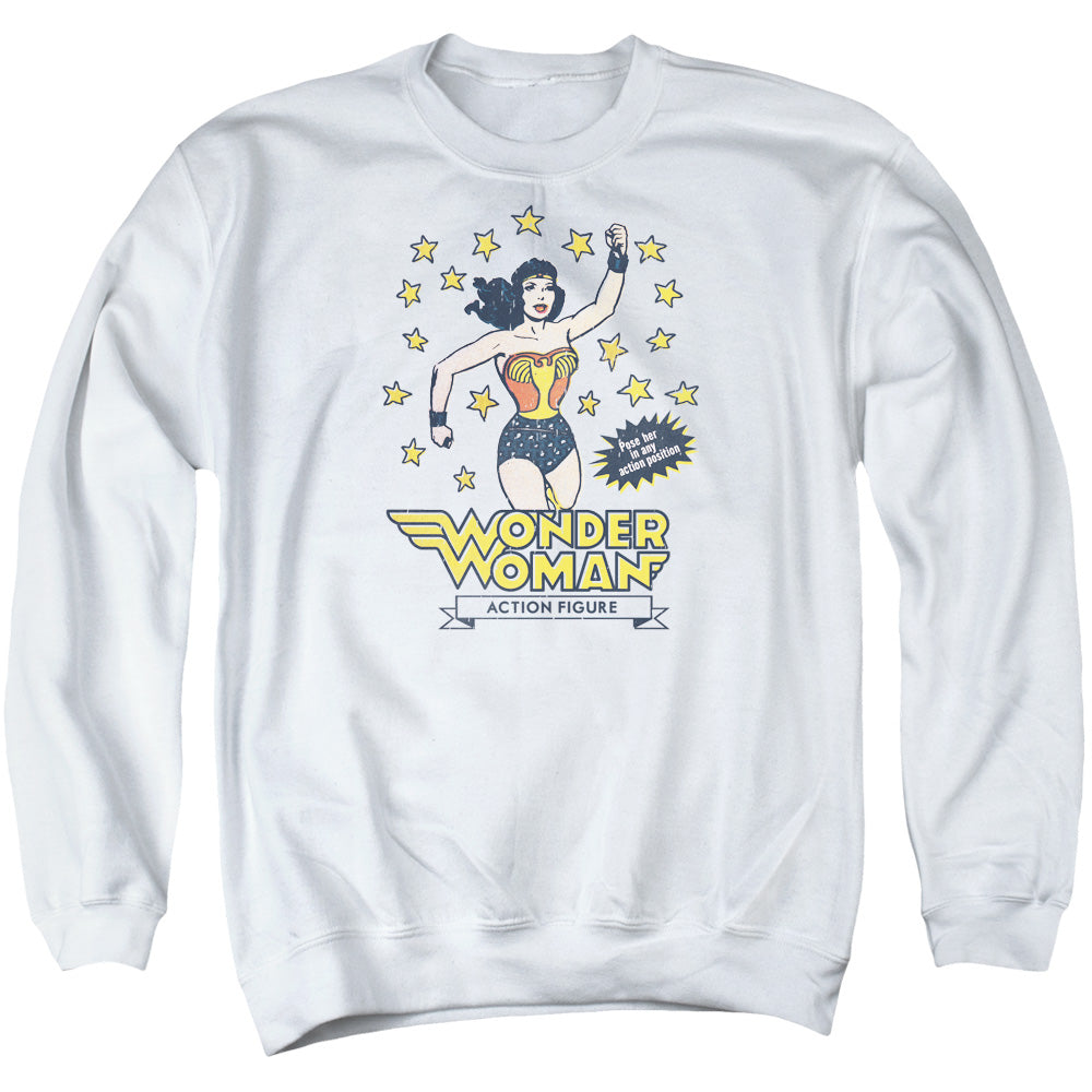 Wonder Woman Action Figure Crewneck Sweatshirt