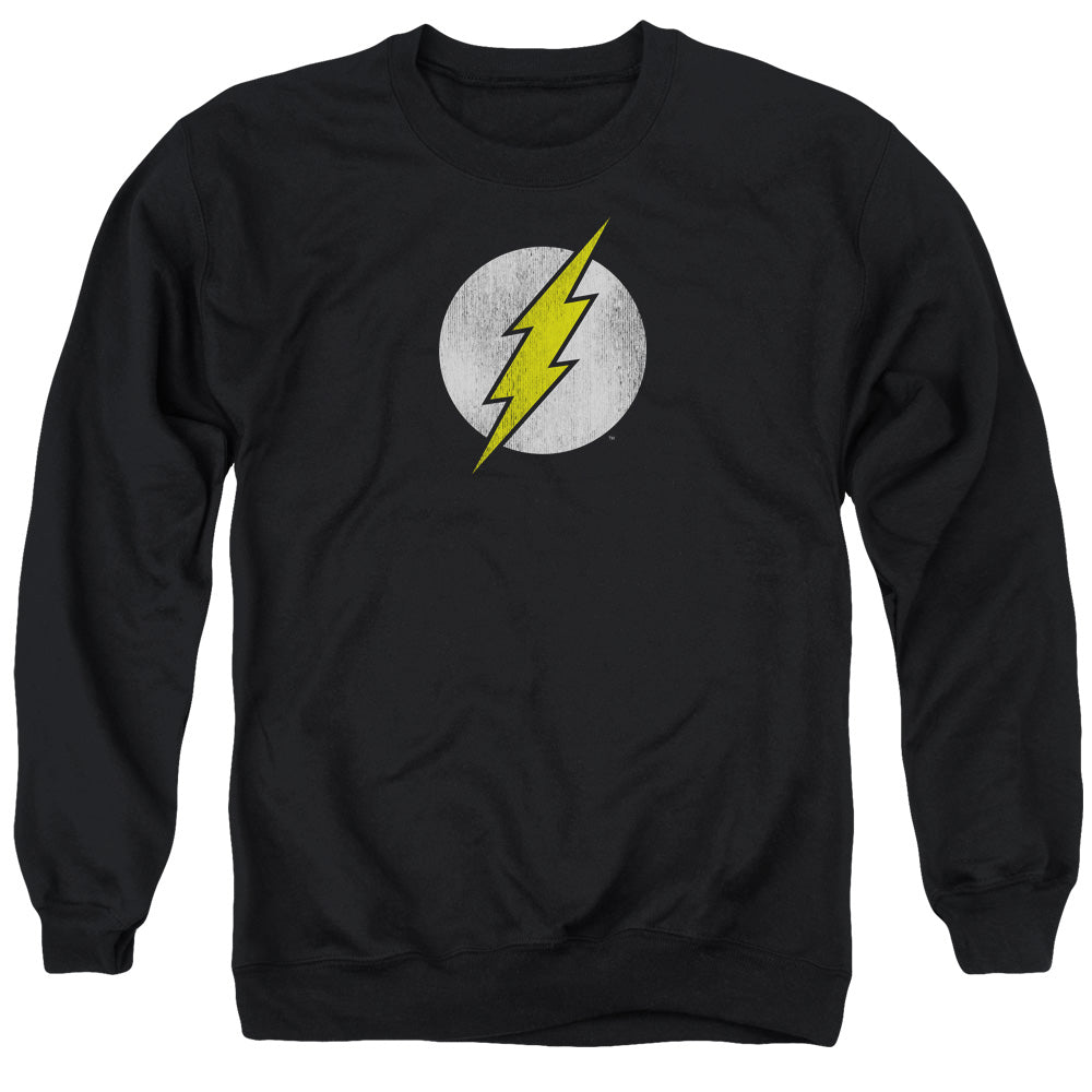 The Flash Flash Logo Distressed Crewneck Sweatshirt