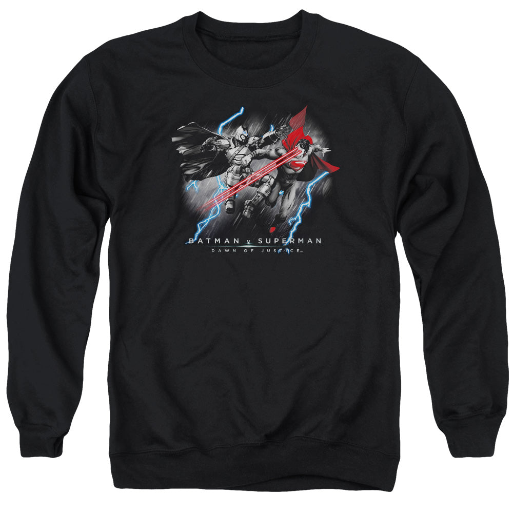 Batman v Superman Lightniing V Heat Vision Crewneck Sweatshirt