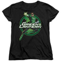 Justice League Lantern Glow Womens T-Shirt