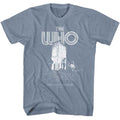 Whos Next The Who t-shirt in indigo heather