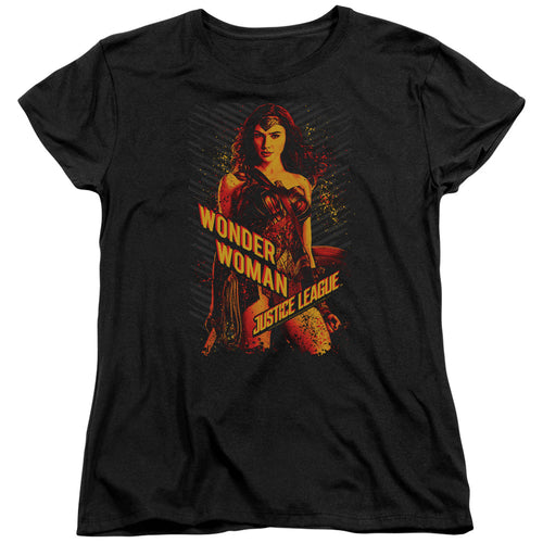 Justice League Wonder Woman Womens T-Shirt