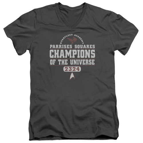 Star Trek Starfleet Academy Parrises Squares Champions V-Neck T-Shirt