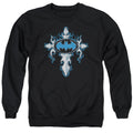 Batman Gothic Steel Logo Crewneck Sweatshirt