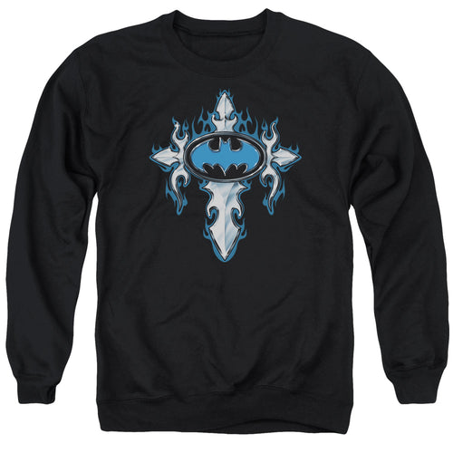 Batman Gothic Steel Logo Crewneck Sweatshirt