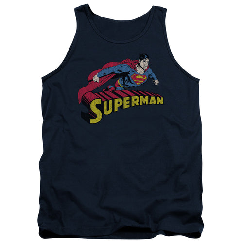 Superman Flying Over Tank Top