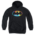 Batman Tie Dye Batman Logo Youth Hoodie