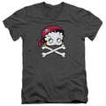 Betty Boop Pirate V-Neck T-Shirt