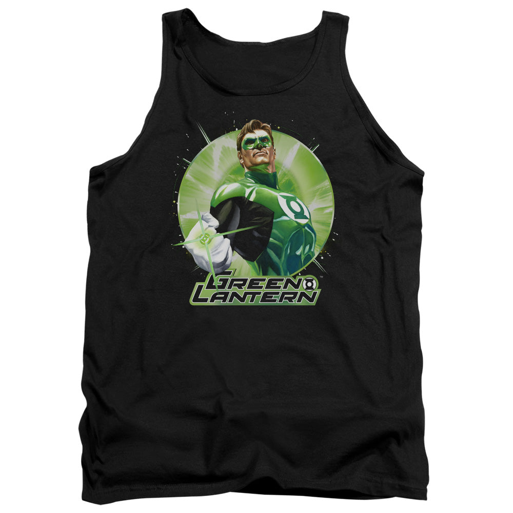 Green Lantern Green Static Tank Top
