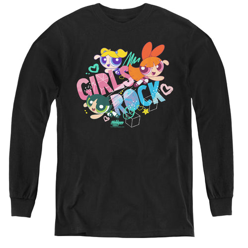 The Powerpuff Girls "Girls Rock" Youth Long Sleeve T-Shirt