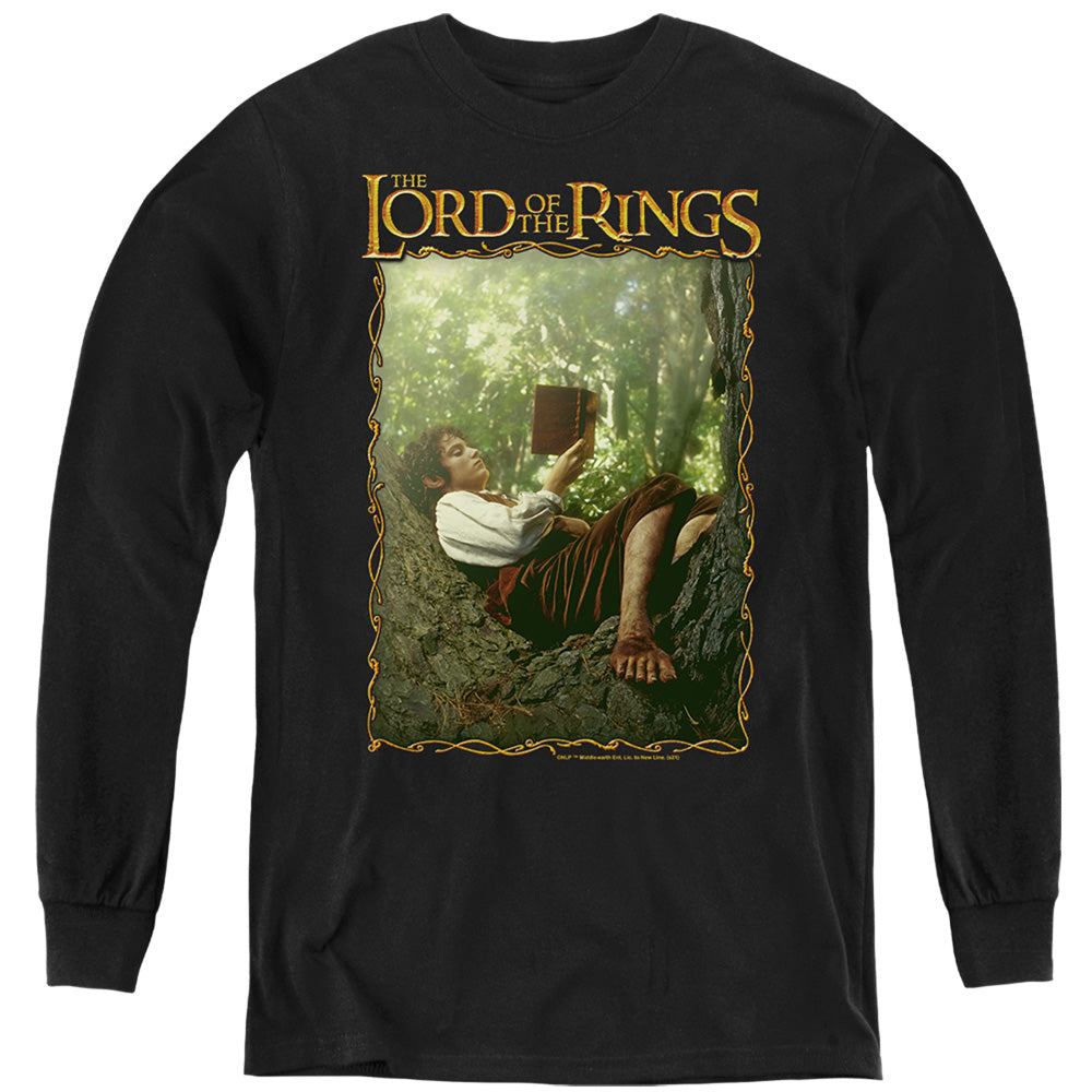 Lord of the Rings Frodo Reading Youth Long Sleeve T-Shirt