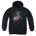 Batman Black And White Youth Hoodie