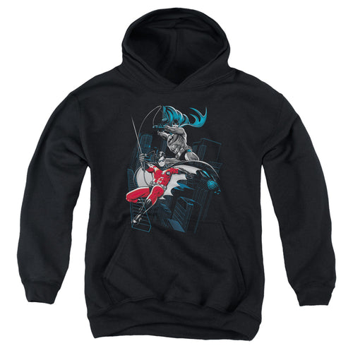 Batman Black And White Youth Hoodie