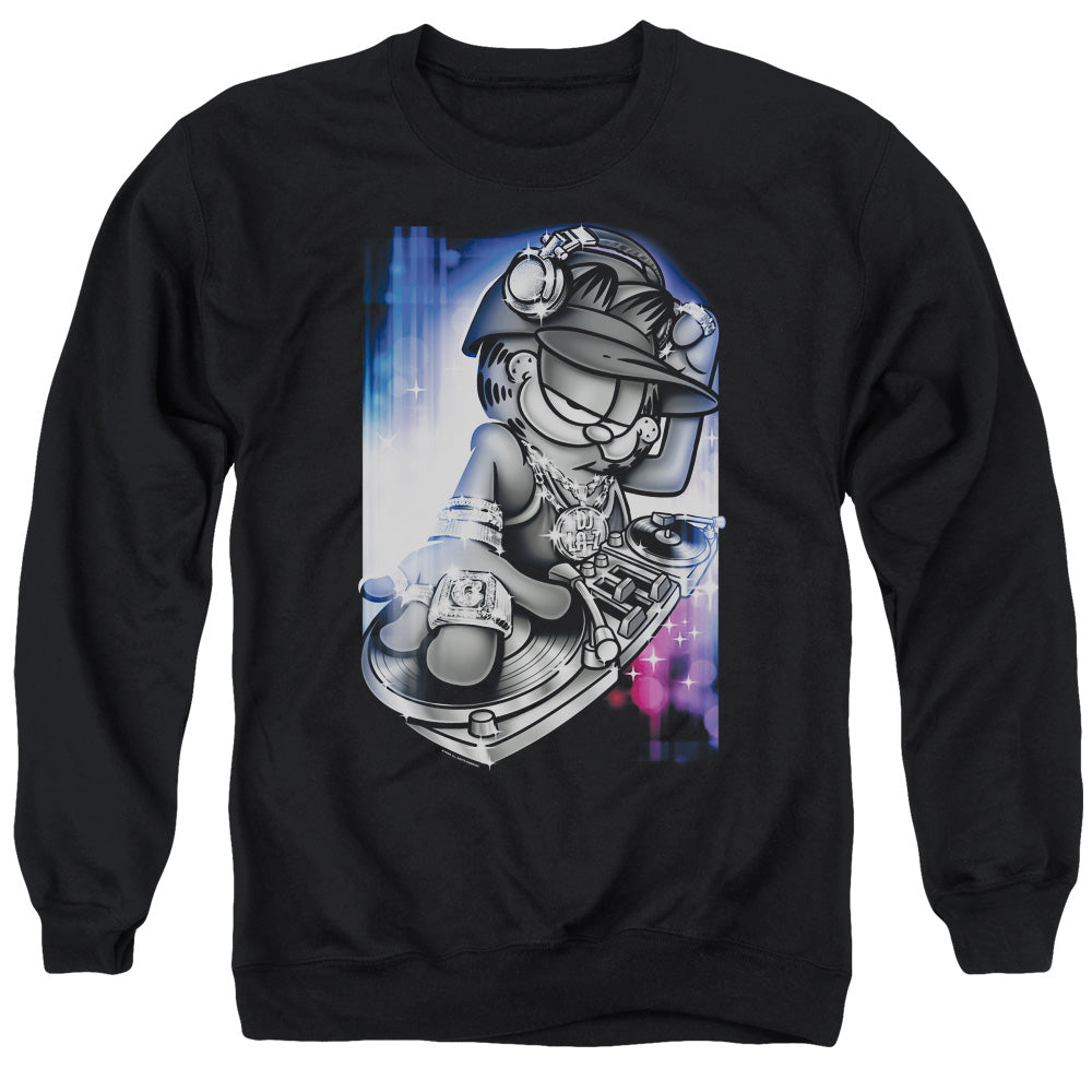 Garfield Dj Lazy Crewneck Sweatshirt