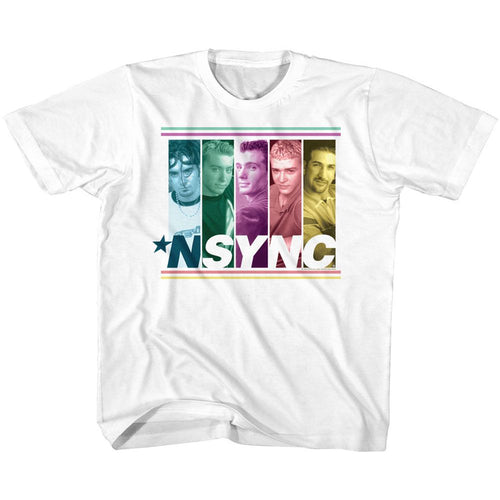 NSYNC Multicolored Boxes Youth/Toddler T-Shirt