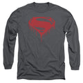 Batman v Superman Splattered Long Sleeve T-Shirt