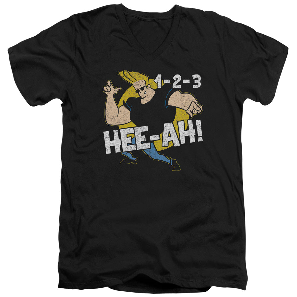 Johnny Bravo 123 V-Neck T-Shirt