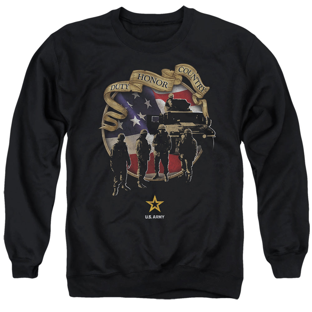 US Army Duty Honor Country Crewneck Sweatshirt