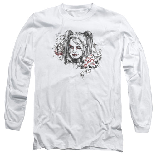 Batman Sketchy Girl Long Sleeve T-Shirt