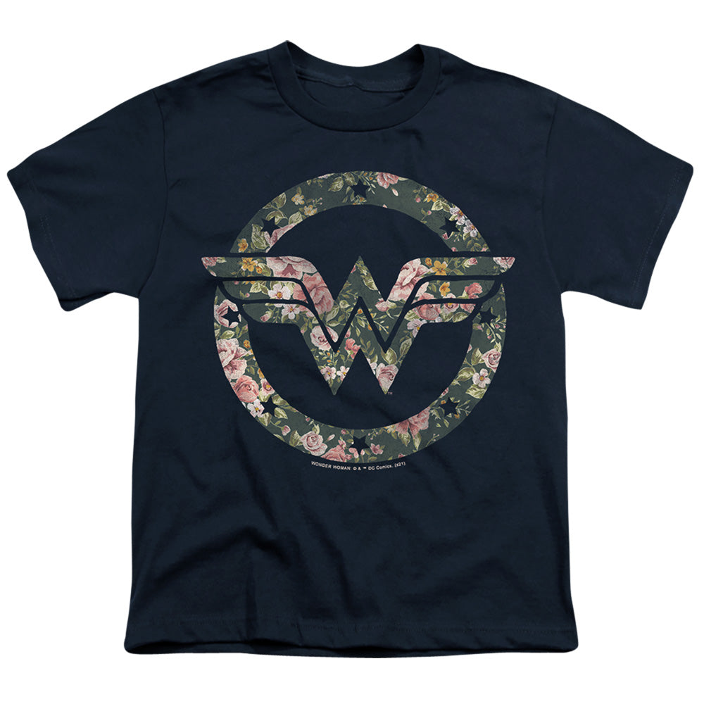 Wonder Woman Floral Logo Youth/Toddler T-Shirt